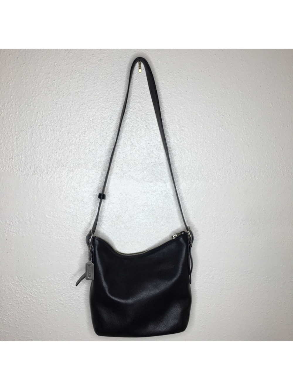 COACH Vintage Black Leather Legacy Slim Shoulder Bag - Picture 2 of 11